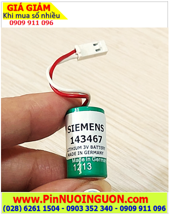 Pin Siemens 143467 _Pin nuôi nguồn Siemens 143467 _Pin PLC Siemens 143467 lithium 3V _Xuất xứ ĐỨC 